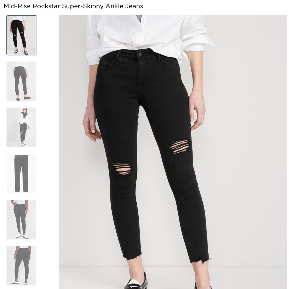 Skinny Black Rock Star Jean